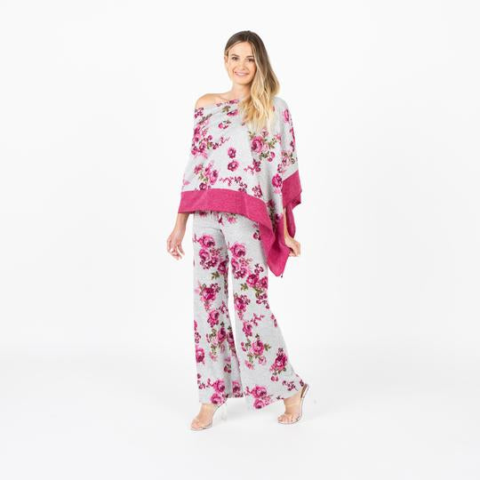 Paula Pant in Heather Rose Floral